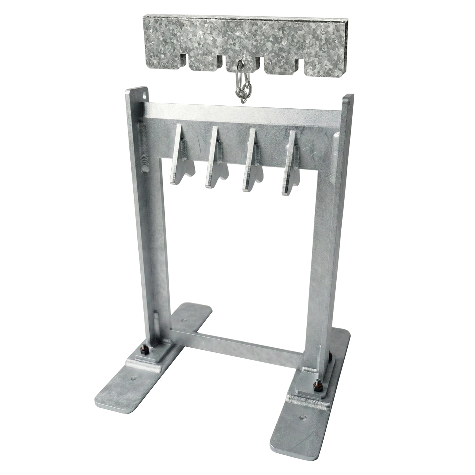 MEEPOCAN manual log splitter with protective guard